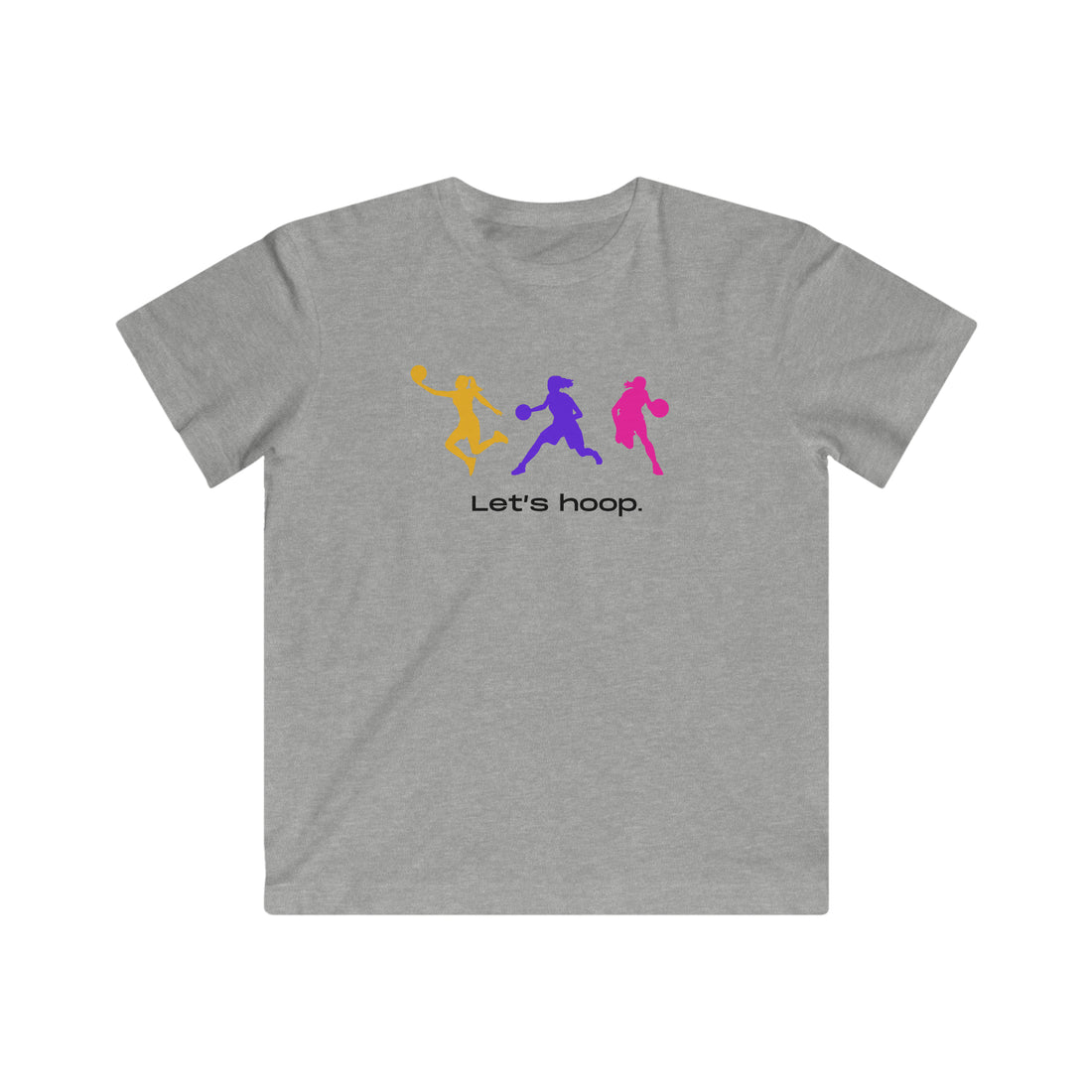 Let's Hoop Kids Fine Jersey Tee