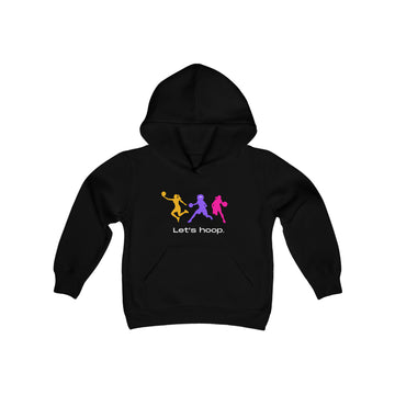 Let's Hoop Kids Heavy Blend Hooded Sweatshirt