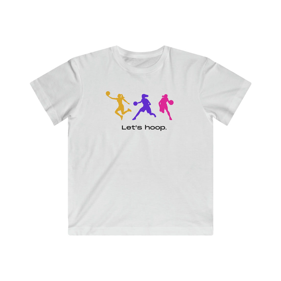 Let's Hoop Kids Fine Jersey Tee